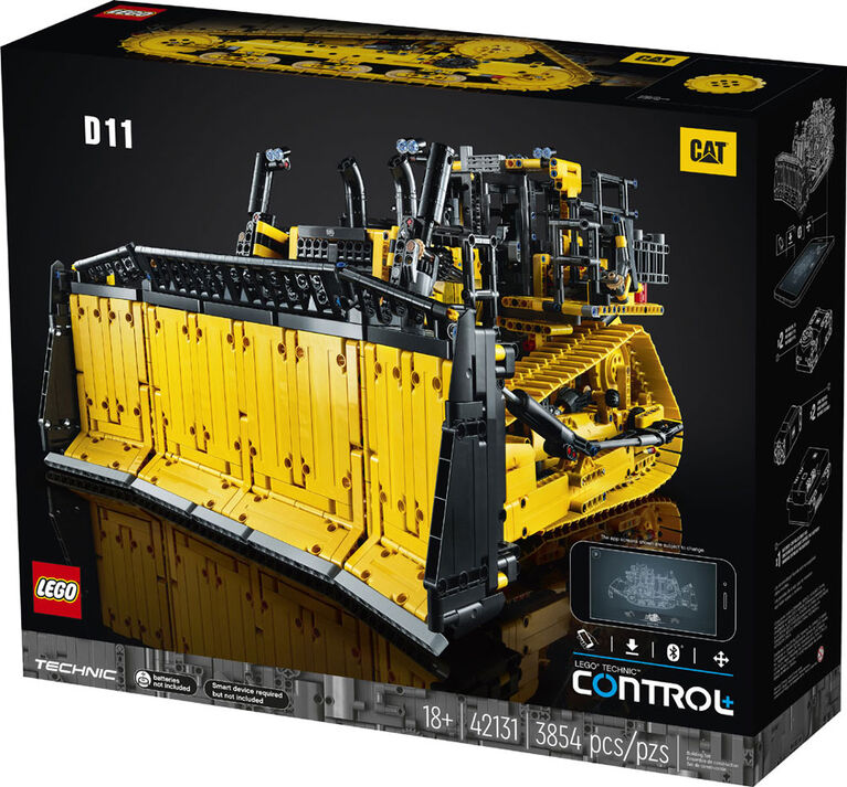 LEGO Technic App-Controlled Cat D11 Bulldozer 42131 (3854 pieces)