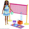 Barbie Loves the Ocean Beach Volleyball-Themed Playset, Made from Recycled Plastics