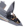 DC Comics, Hawk Cruiser Patrol, Includes Black Adam and Hawkman Action Figures, Over 16-inch Wide, First Edition