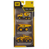 Cat Metal 3 Pack Concreate Mixer, Dump Truck, Grader