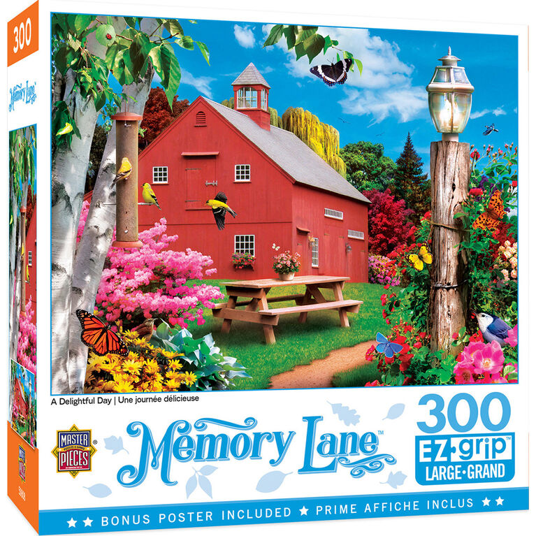 Masterpieces Puzzle Company Memory Lane - A Delightful Day 300 Piece Puzzle
