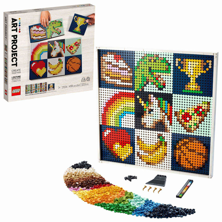 LEGO ART Projet artistique - Créer ensemble 21226 (4138 pièces) - Notre exclusivité