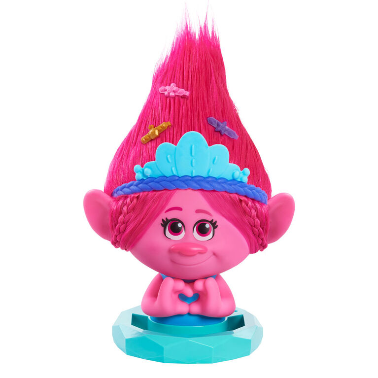 DreamWorks Trolls Band Together Poppy Styling Head, 11-pieces, Pink