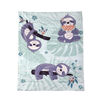 2-Piece Toddler Bedding Set including Comforter and Pillowcase, Sloth