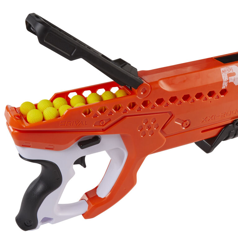 Nerf Rival Curve Shot, blaster Helix XXI-2000, tirs droits ou incurvés (gauche, droite, vers le bas) - Notre exclusivité