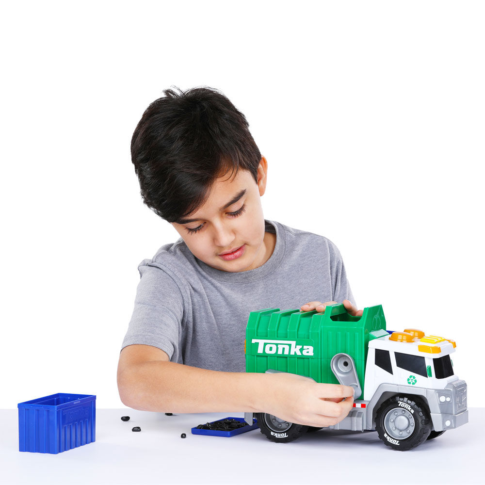 Tonka Mega Machines Mighty Mixers Light and Sound Recycling Truck