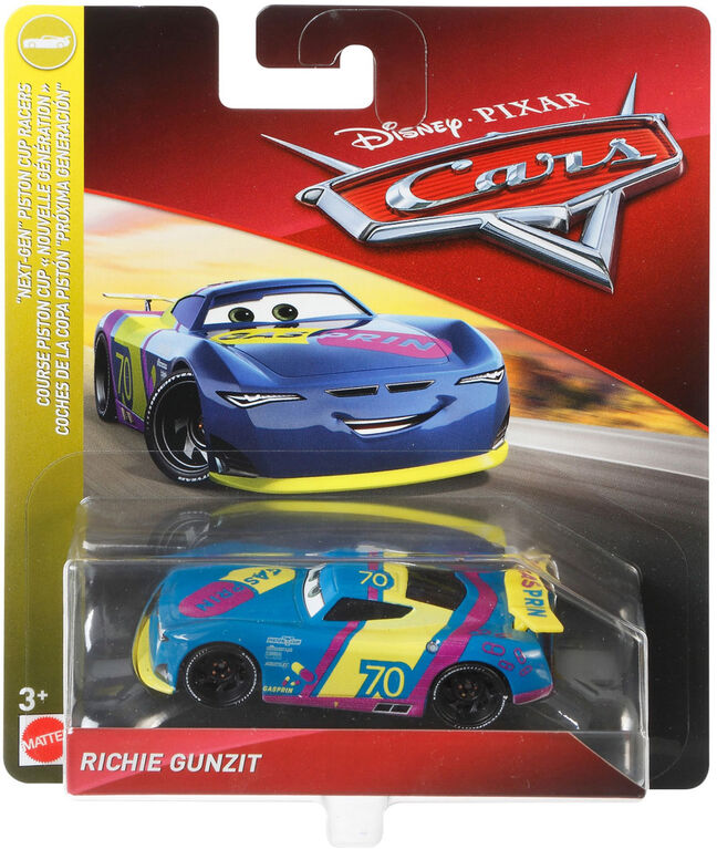 Disney Pixar Cars Richie Gunzit Vehicle - English Edition