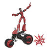 Marvel Bend and Flex, Flex Rider Spider-Man Action Figure Toy