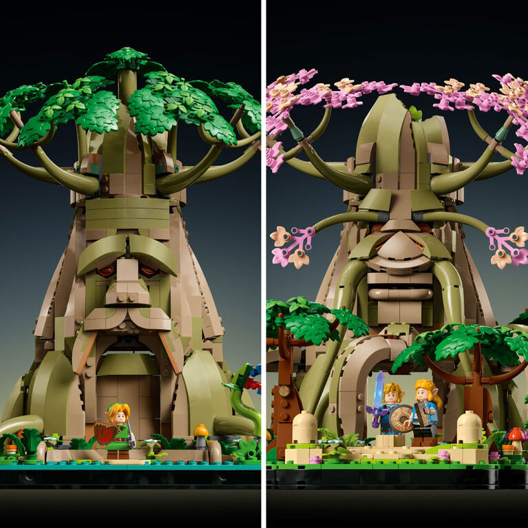 LEGO The Legend of Zelda Great Deku Tree 2in1 Building Set - Collectible Zelda Kit for Adults - 77092