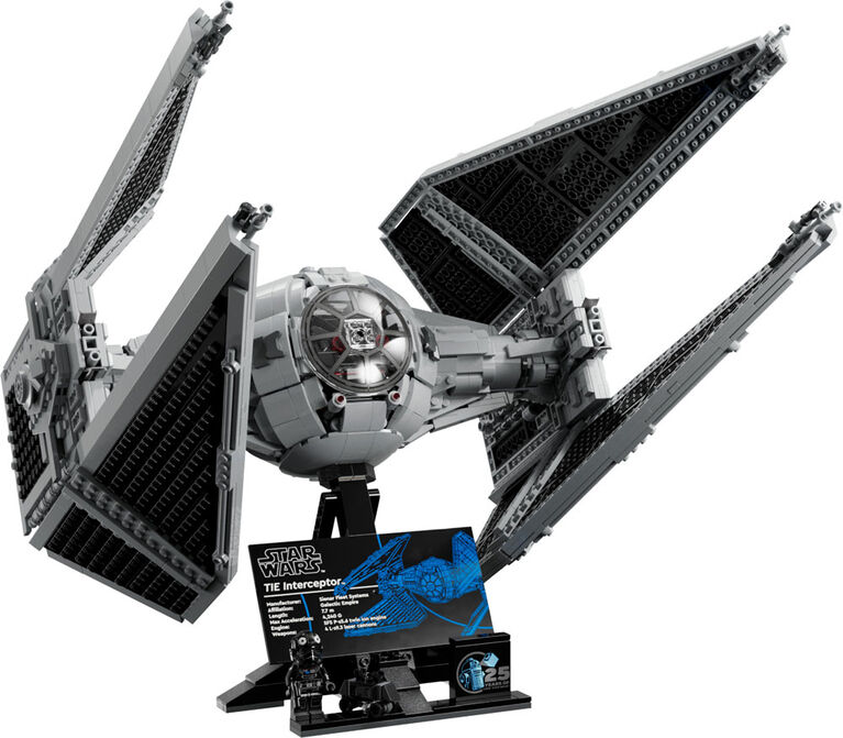 LEGO Star Wars Ultimate Collector Series TIE Interceptor Model, Build and Display Star Wars Collectible, 75382