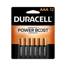 Duracell - Coppertop AAA Alkaline Batteries - 12 Pack