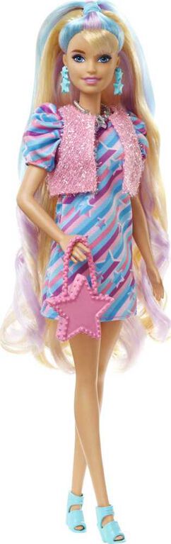 Barbie -Ultra Chevelure - Poupée à thème d'étoiles, cheveux 21,59cm