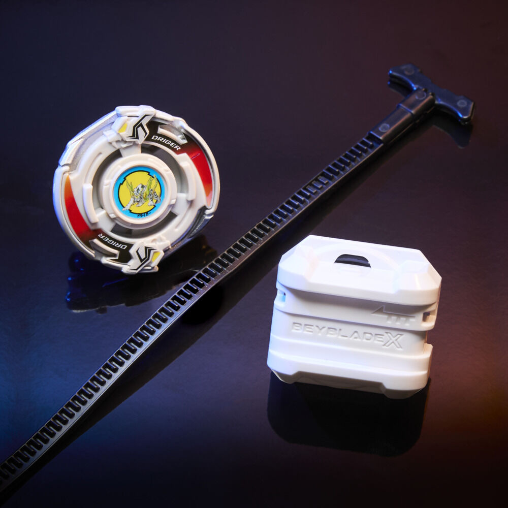 Beyblade X X-Over Project Driger Slash 4-80P Starter Pack Top and Launcher