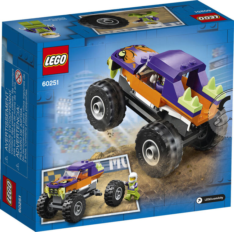 LEGO City Great Vehicles Le Monster Truck 60251 (55 pièces)