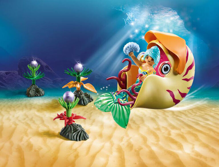 Playmobil Sirène avec escargot des mers 70098