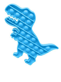 Push Pop Fidget - Dinosaure Bleu