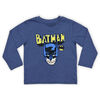 Batman - Long Sleeve Tee - Royal Blue 