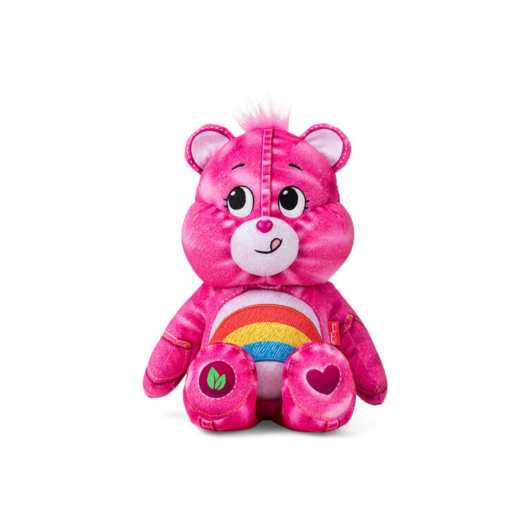 Care Bears 14" Plush Denim Edition (ECO Friendly) - Cheer Bear - Notre exclusivité