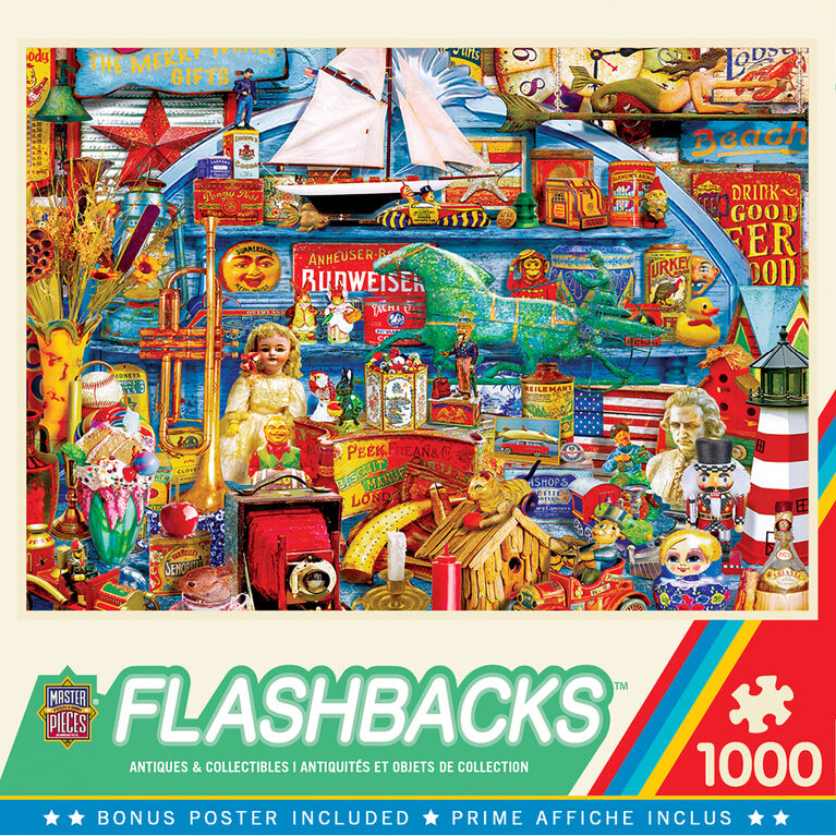 Flashbacks - Antiques and Collectibles - 1000 Piece Jigsaw Puzzle