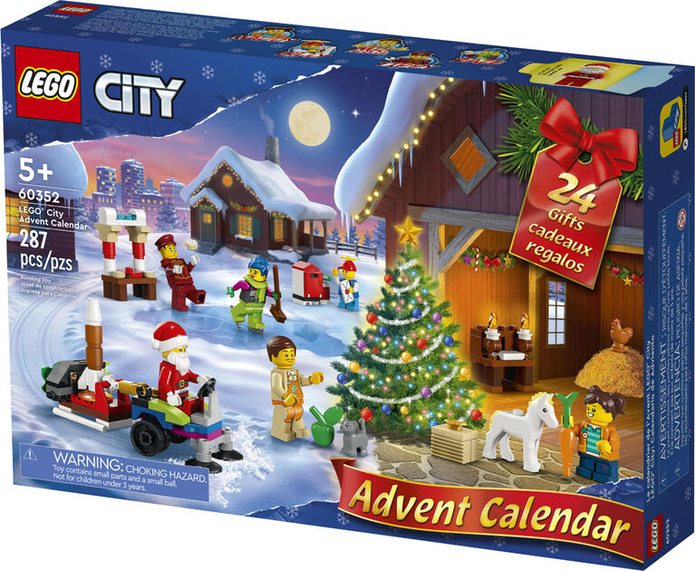 LEGO City Advent Calendar Building Kit 60352 (287 Pieces)