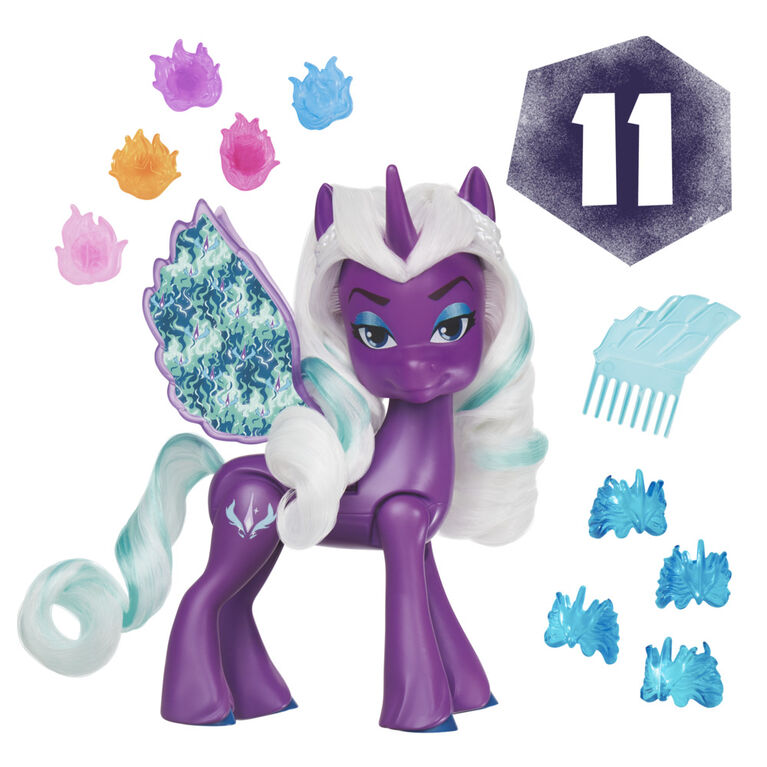 My Little Pony Dolls Opaline Arcana Wing Surprise, 5-Inch My Little Pony Toy Alicorn with Accessories