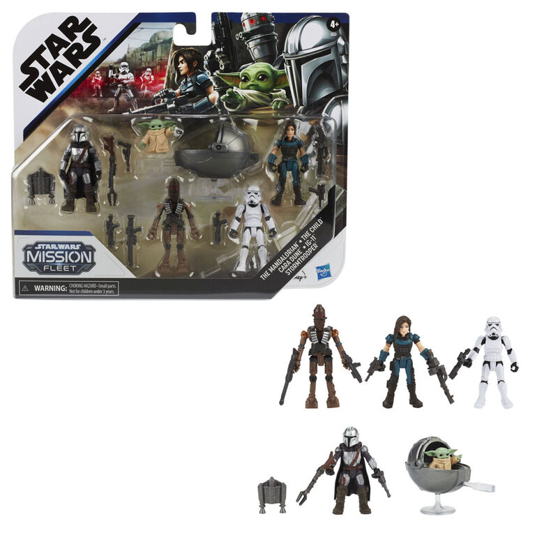Star Wars Mission Fleet Defend The Child 5-Pack with Accessories