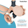 Yvolution Glider 2in1 3-wheel Scooter & Ride-On - Peach-Blue