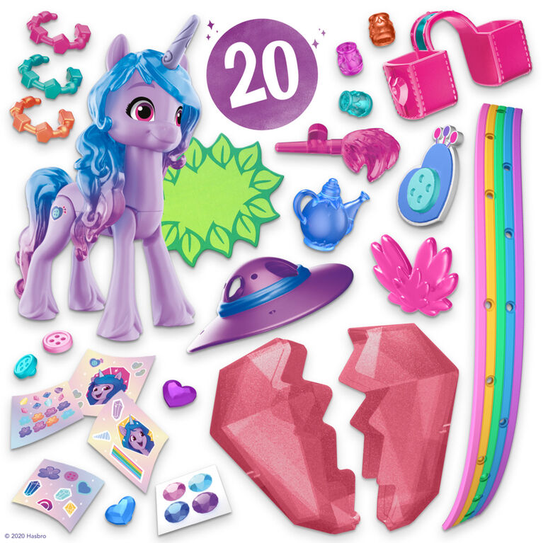 My Little Pony: A New Generation Movie Crystal Adventure Izzy Moonbow -  Purple Pony