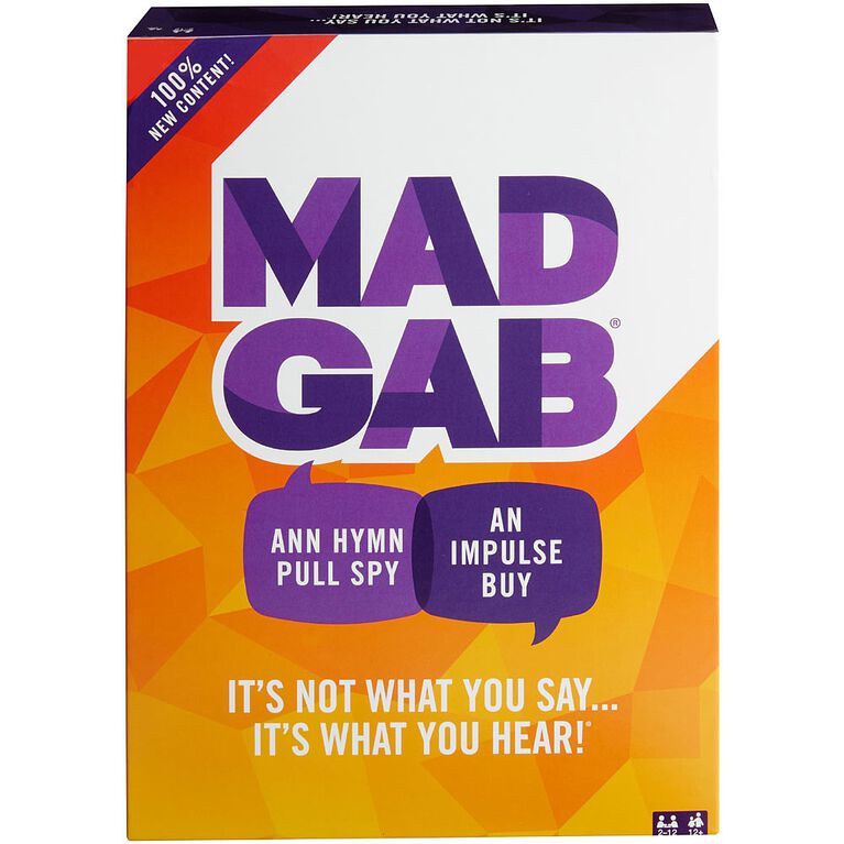 Jeu Mad Gab - Édition bilingue - Édition anglaise