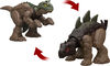 JURASSIC WORLD FIERCE CHANGERS DOUBLE DANGER Carnotaurus & Stegosaurus