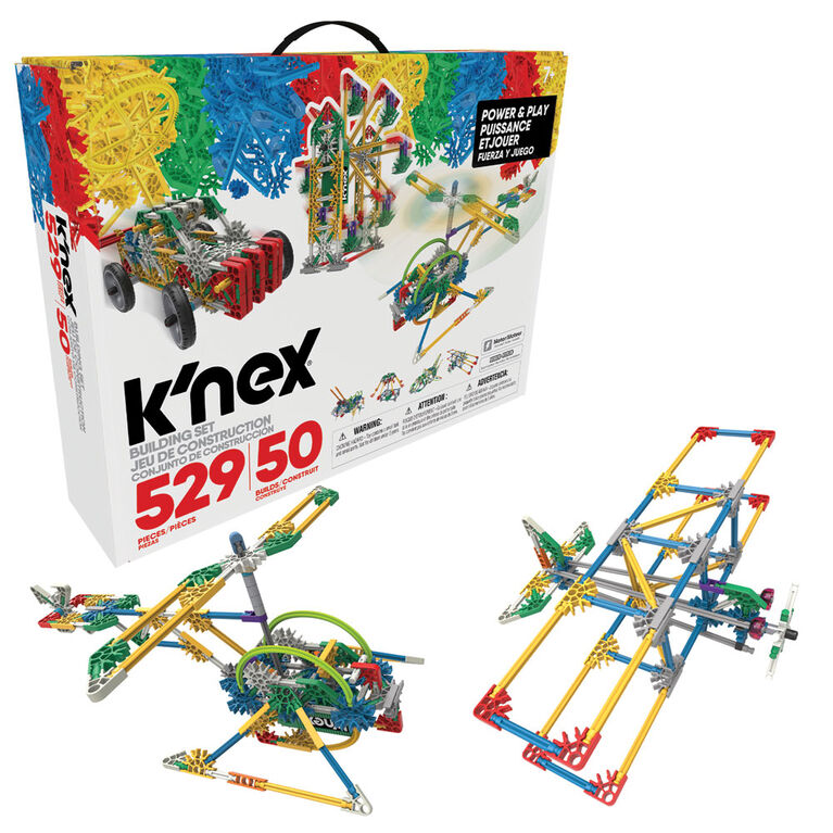 K'NEX Power and Play - 529 PC / 50 modèles