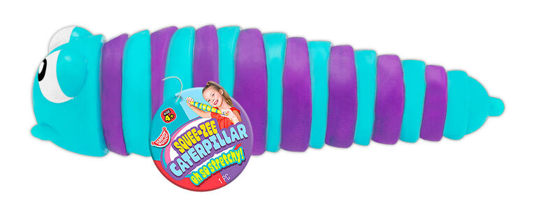 Happy Bunch SqueZee Caterpillar - Édition anglaise - 1 par commande, la couleur peut varier (Chacun vendu séparément, sélectionné au hasard)