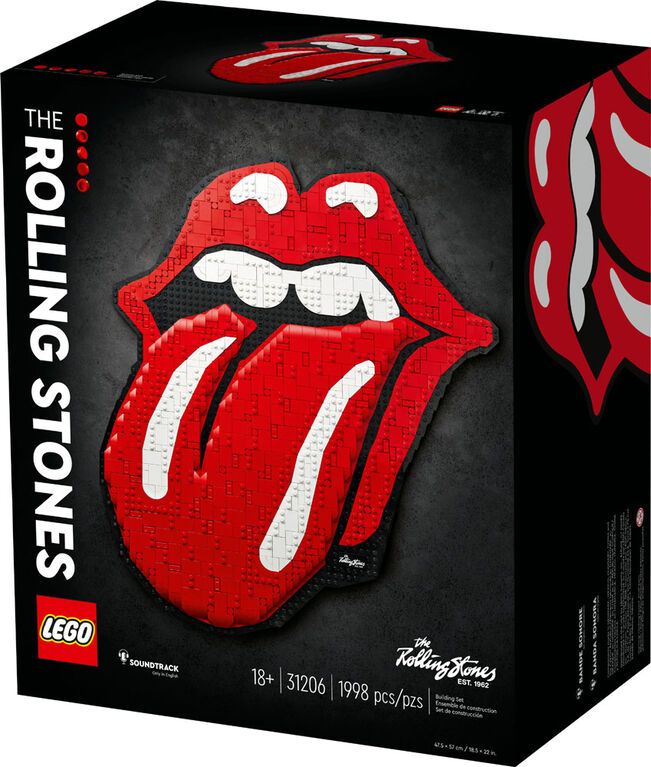 LEGO Art The Rolling Stones 31206 Ensemble de construction (1 998 pièces)