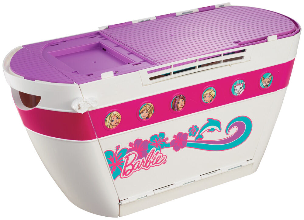 barbie pink passport cruise ship playset