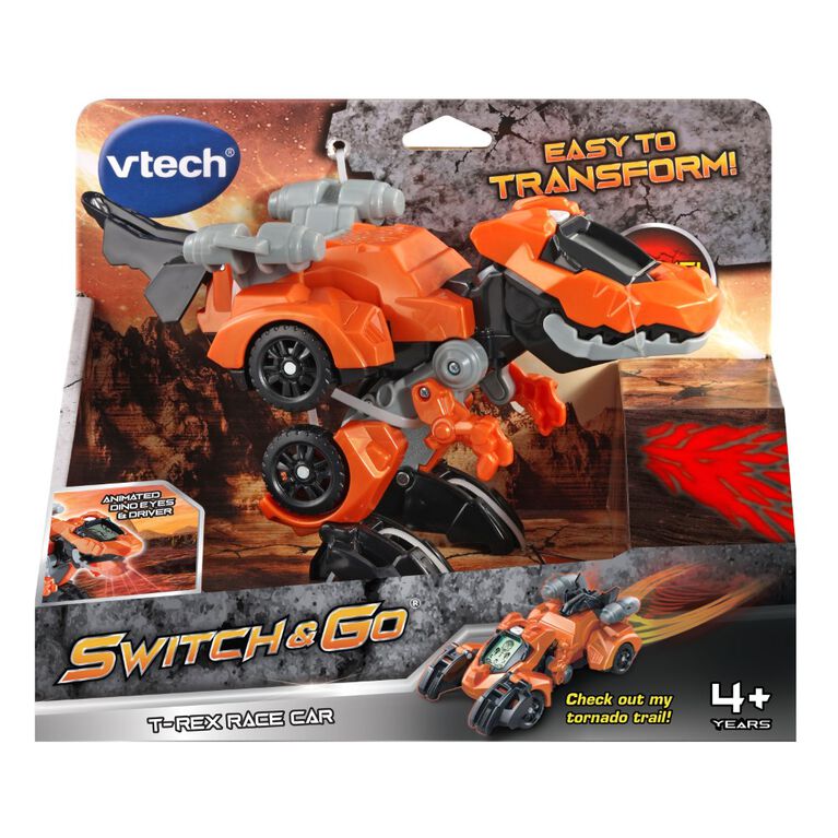VTech Switch & Go T-Rex Race Car - English Edition