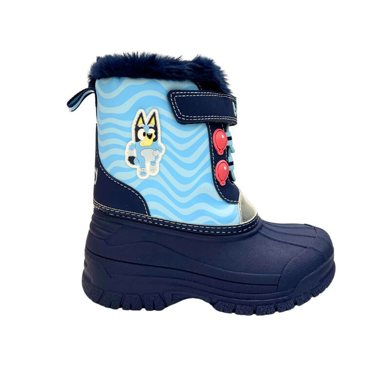 Bottes de neige bleues 