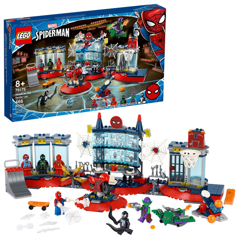 LEGO Super Heroes Attack on the Spider Lair 76175 (466 pieces)