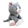 Plushies by Baby Mode Jouet pour chat gris en peluche - 11 po
