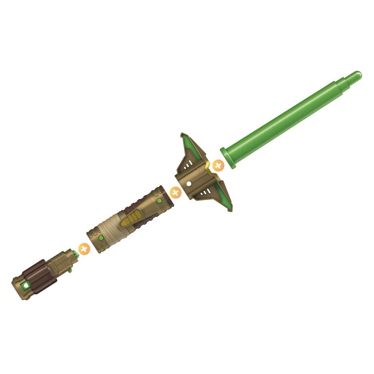 Star Wars Lightsaber Forge Yoda Extendable Green Lightsaber Toy