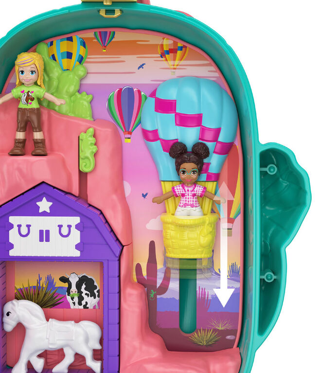Polly Pocket Cactus Cowgirl Ranch Compact