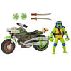 Teenage Mutant Ninja Turtles: Mutant Mayhem Ninja Kick Cycle with Exclusive Leonardo Figure