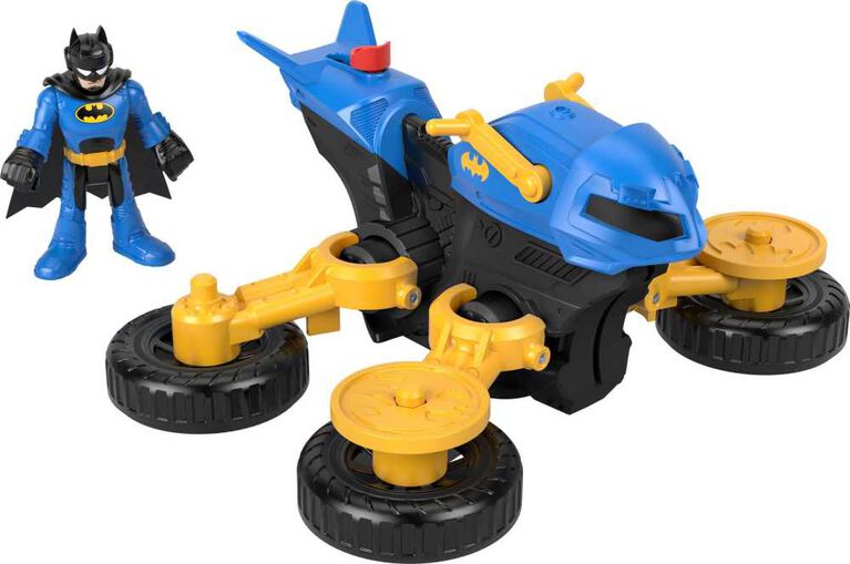 Fisher-Price Imaginext DC Super Friends Batman Toy Figure and Transforming Batcycle