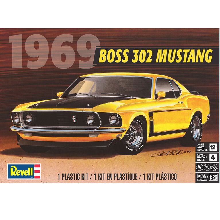 Revell 69 Boss 302 Mustang - Model
