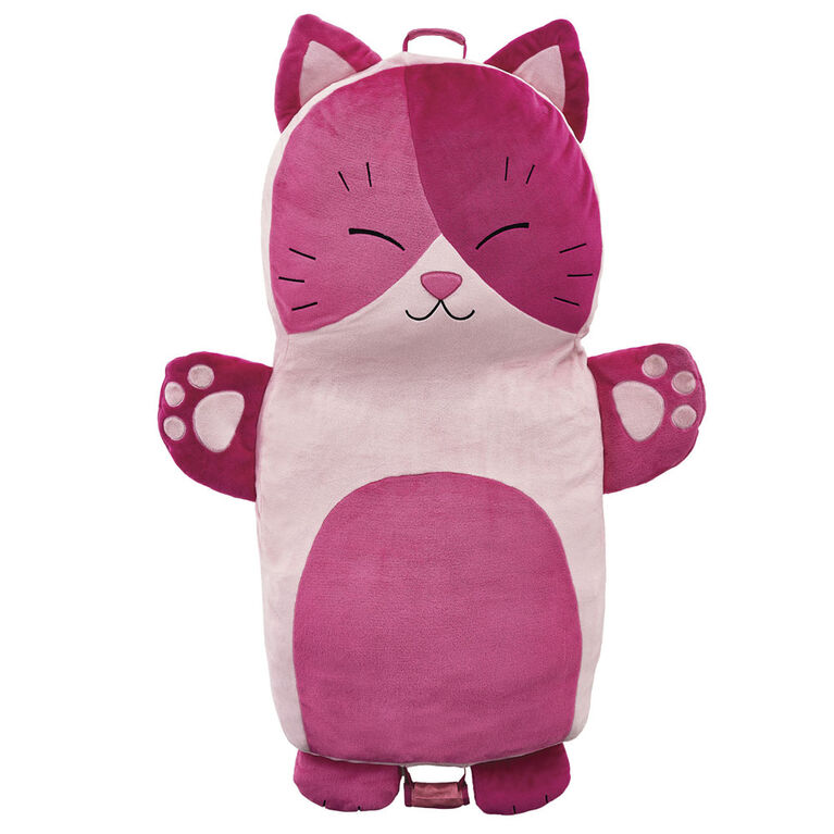 Soft Landing Luxe Loungers Cat Character Cushion - English Edition