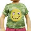 ​Barbie Chelsea Boy Doll (6-inch Brunette) Wearing Camo T-Shirt, Shorts and Sneakers
