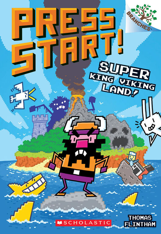 Super King Viking Land!: A Branches Book (Press Start! #13) - English Edition