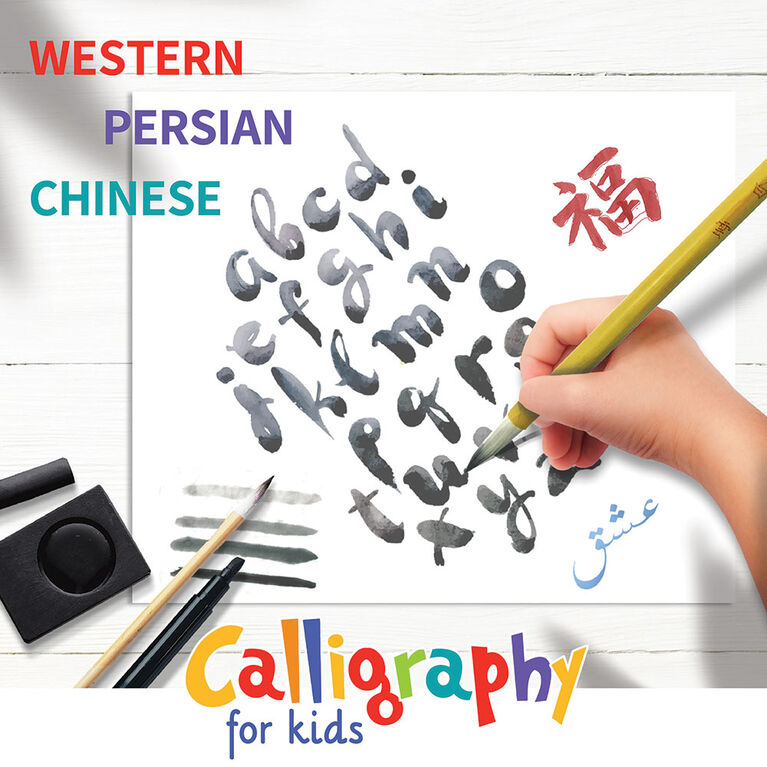 SpiceBox Children's Art Kits Petit Picasso Calligraphy For Kids - English Edition