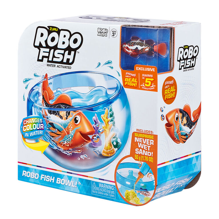 Coffret Robo Fish nageur en bocal par Zuru