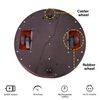 Voltz Toys Round Bumper 360 Rotation with Remote, Red