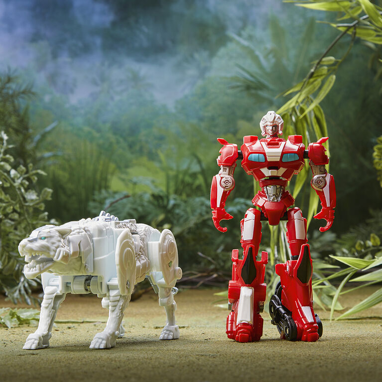 Transformers: Rise of the Beasts Movie, Beast Alliance, Beast Combiners 2-Pack Arcee Toys, 5-inch